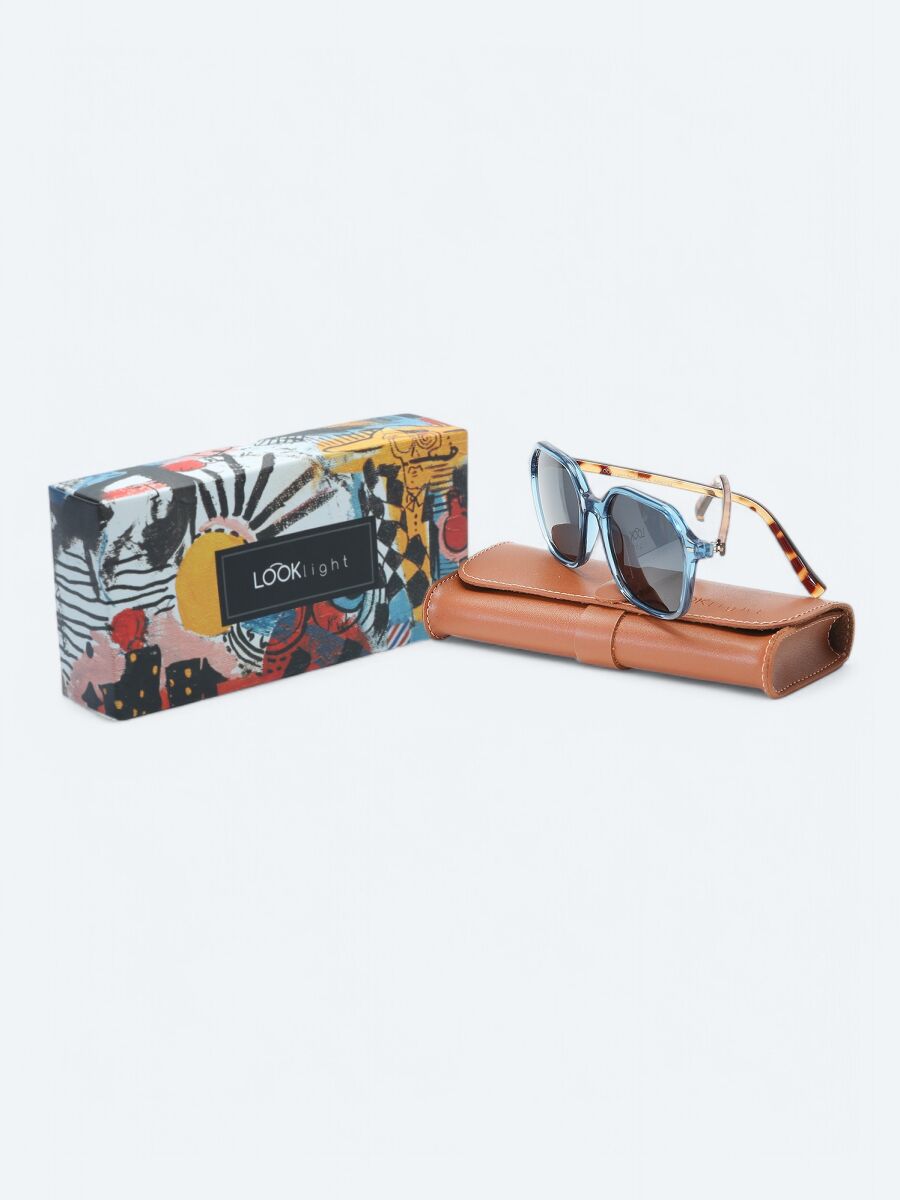 LOOKLight Blue Glasses - 4