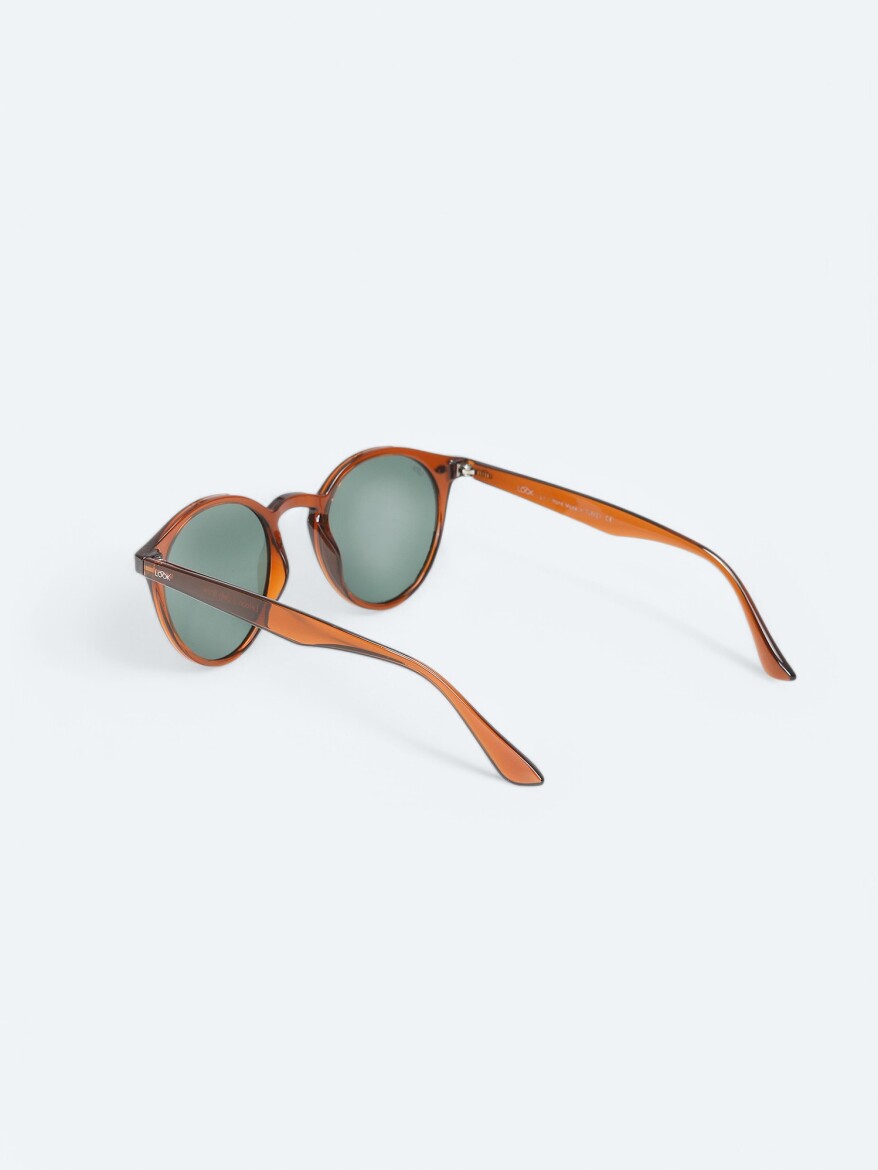 LOOKLight Brown Glasses - 3