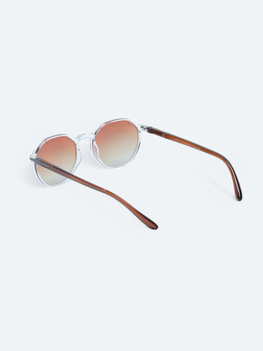 LOOKLight Brown Glasses - 2