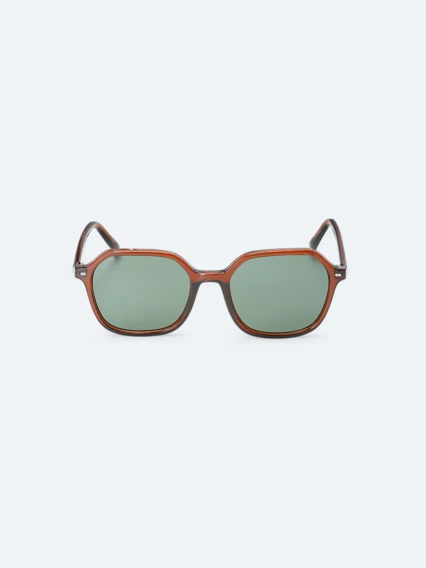 LOOKLight Brown Glasses - 3