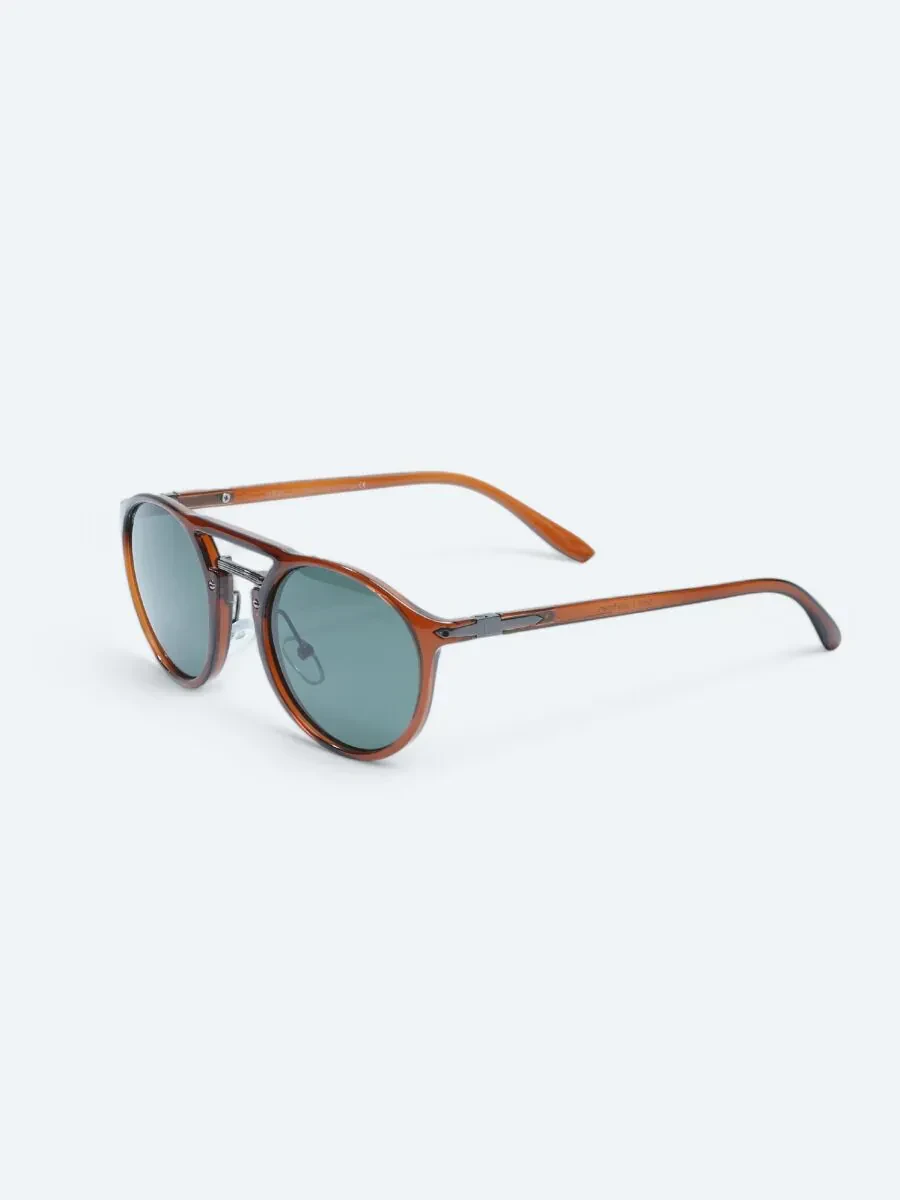 LOOKLight Brown Glasses - 1