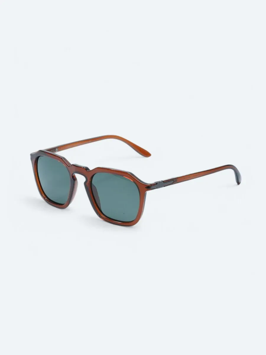 LOOKLight Brown Glasses - 1