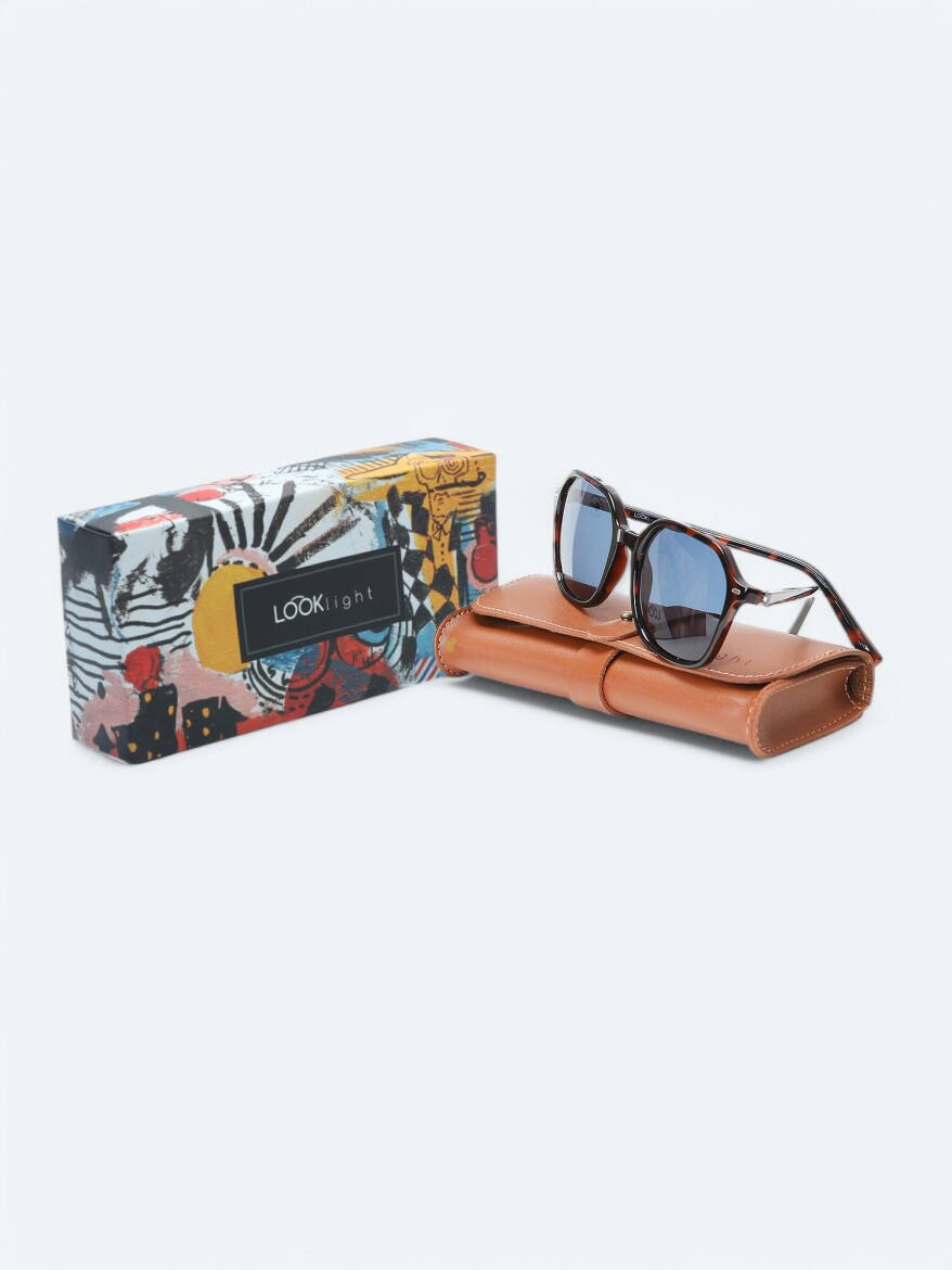 LOOKLight Dark Brown Glasses - 4