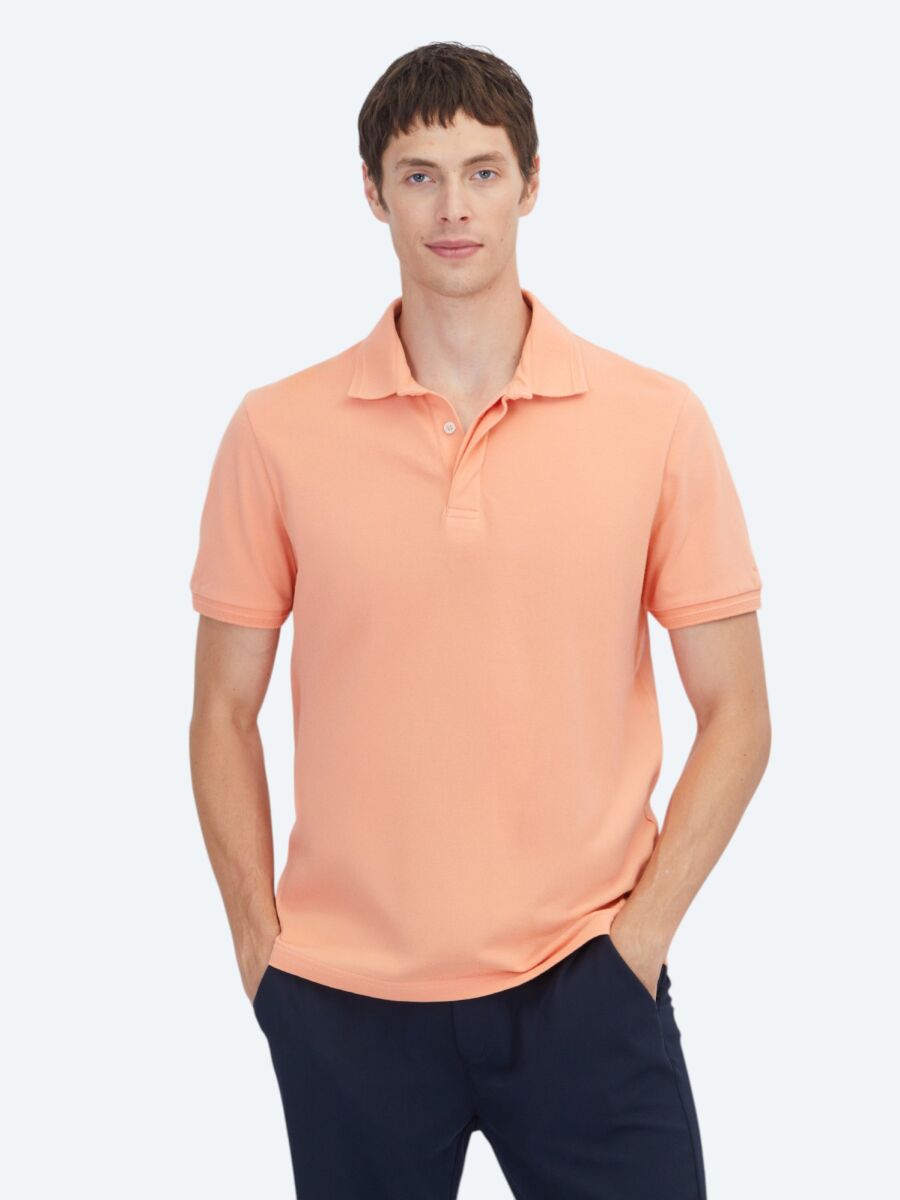 Mango Plain 100% Cotton T-Shirt - 1