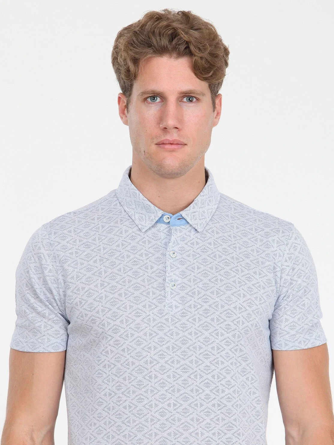 Mavi %100 Pamuk T-Shirt - 3