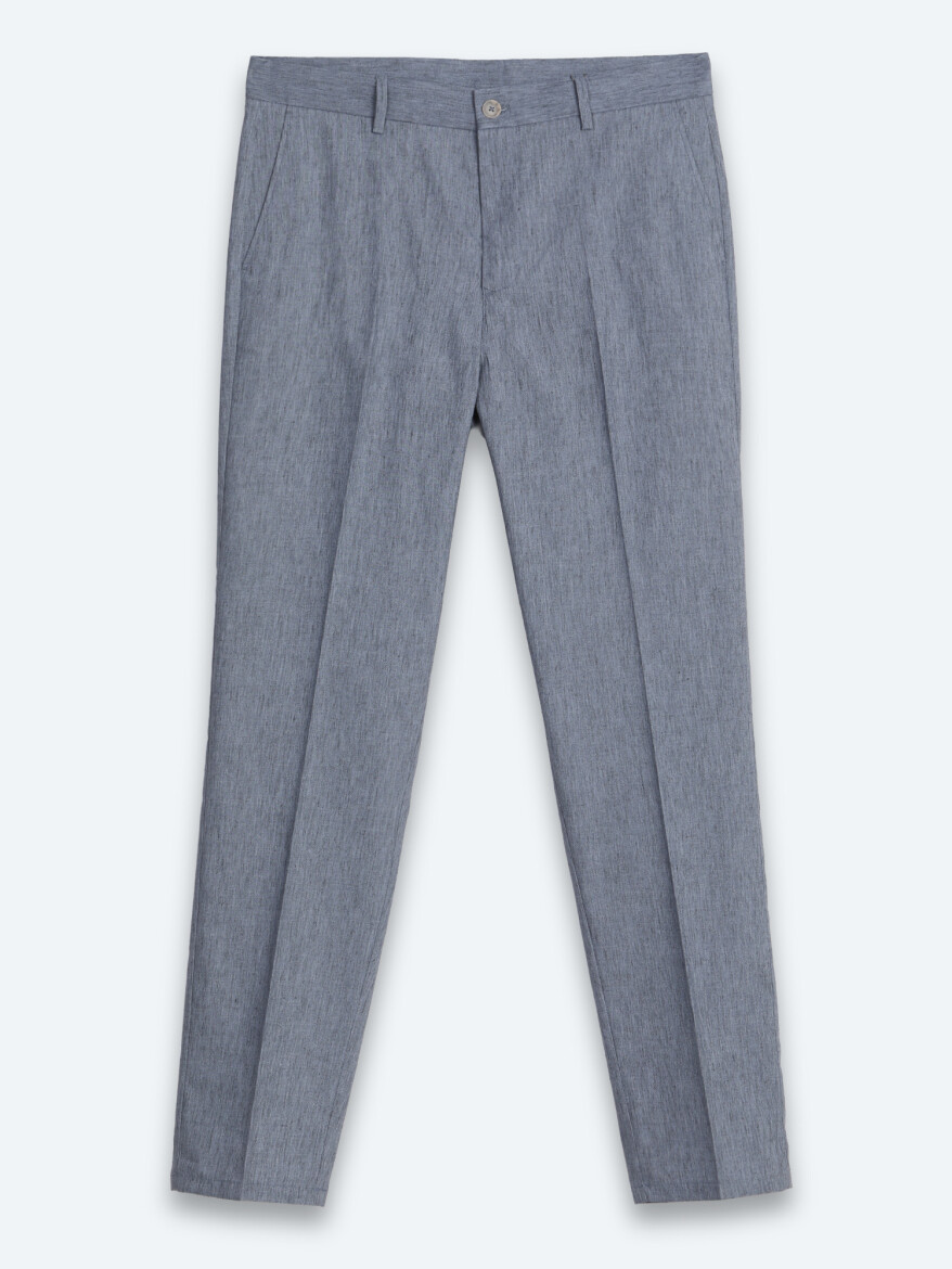 Mavi Kumaş Relaxed Fit Casual Keten Karışımlı Pantolon - 6