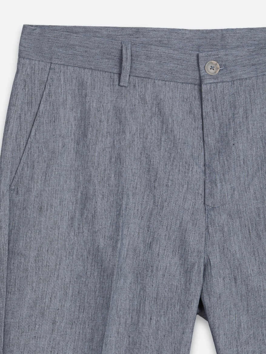 Mavi Kumaş Relaxed Fit Casual Keten Karışımlı Pantolon - 7
