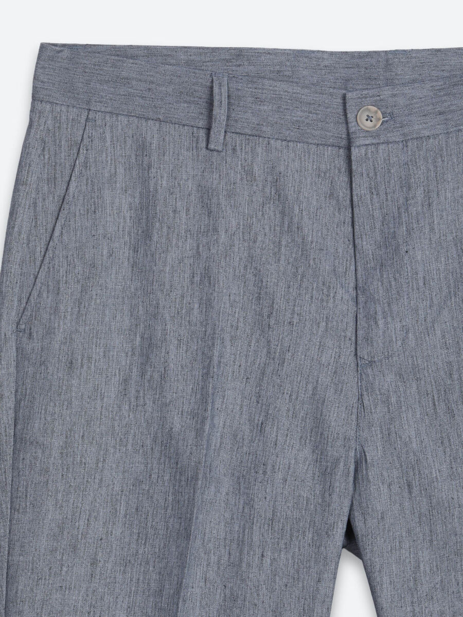 Mavi Kumaş Relaxed Fit Casual Keten Karışımlı Pantolon - 7