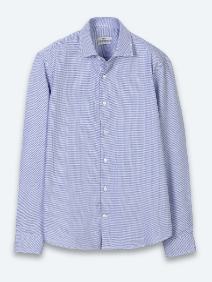 Mavi Mikro Regular Fit Uzun Dokuma Casual %100 Pamuk Gömlek - 6