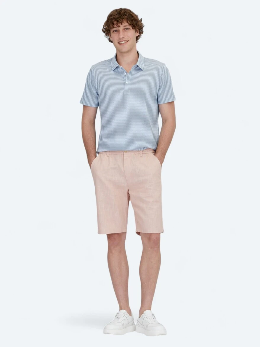 Mavi Polo Yaka %100 Pamuk T-Shirt - 2