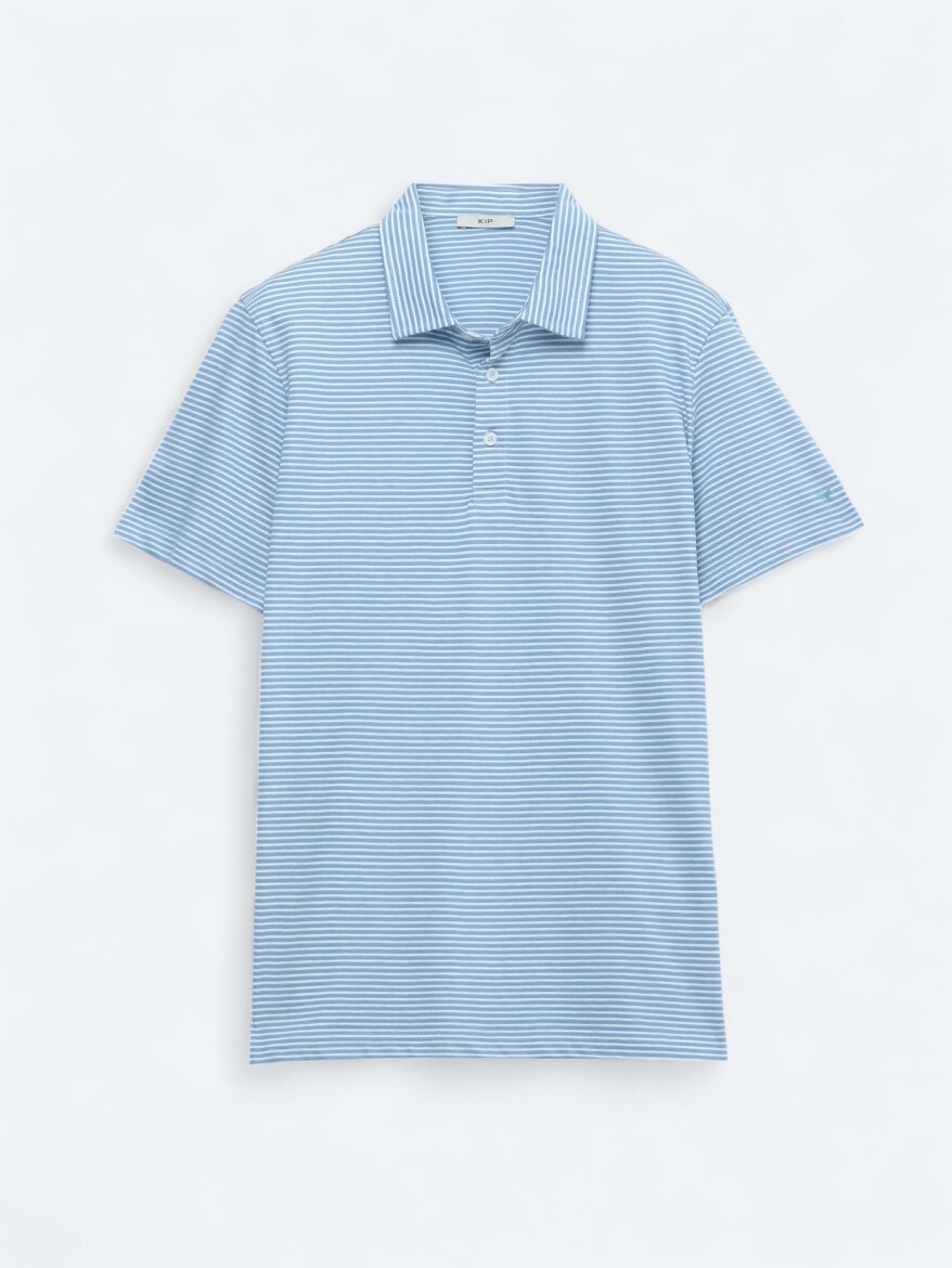 Mavi Polo Yaka %100 Pamuk T-Shirt - 7