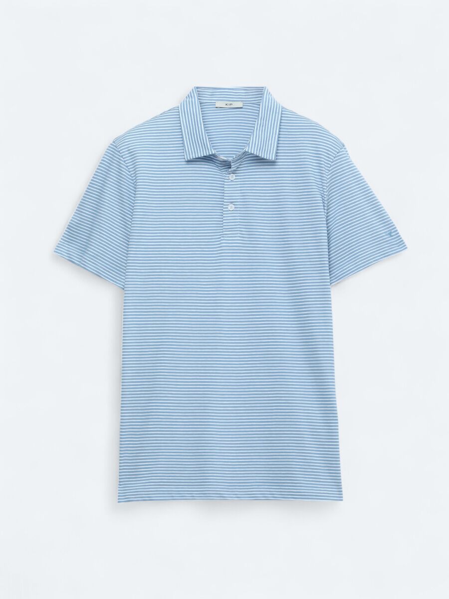 Mavi Polo Yaka %100 Pamuk T-Shirt - 7