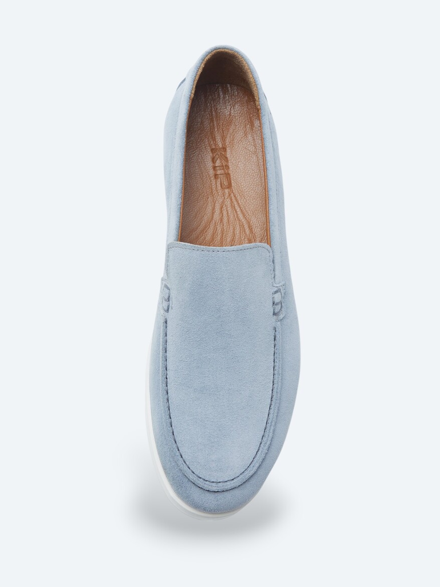 Mavi Süet Smart Casual Ayakkabı - 3