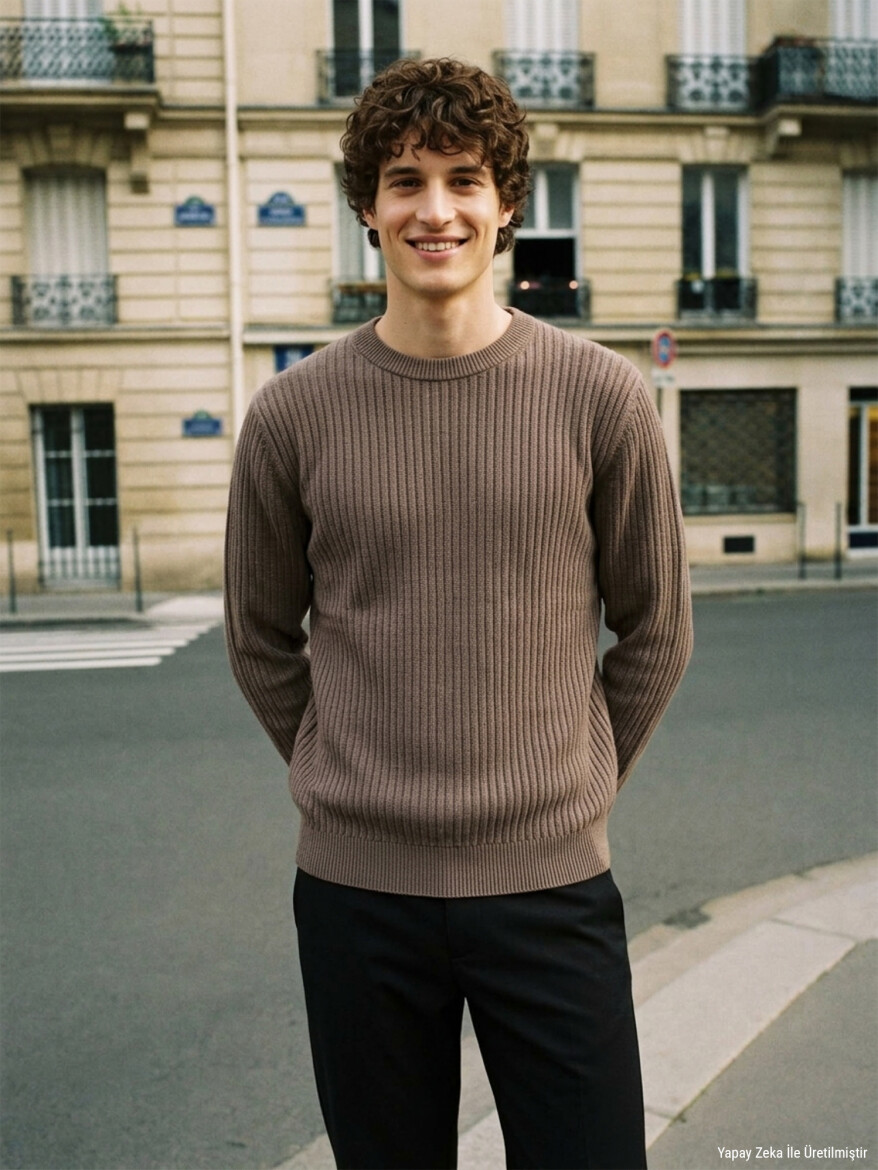 Mink Knitwear Sweatshirt - KİP