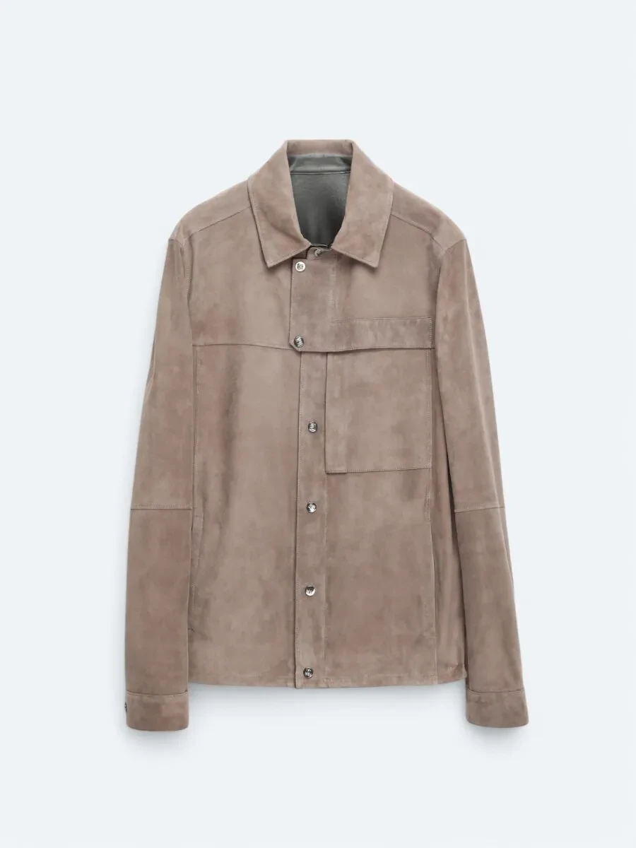 Mink Leather Coat - 7