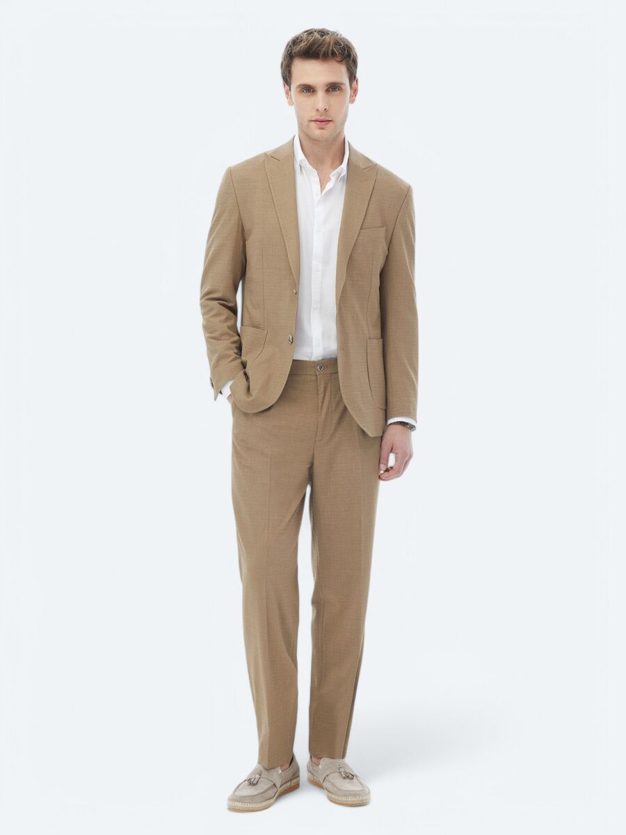 Mink Micro Modern Fit Suit - 1