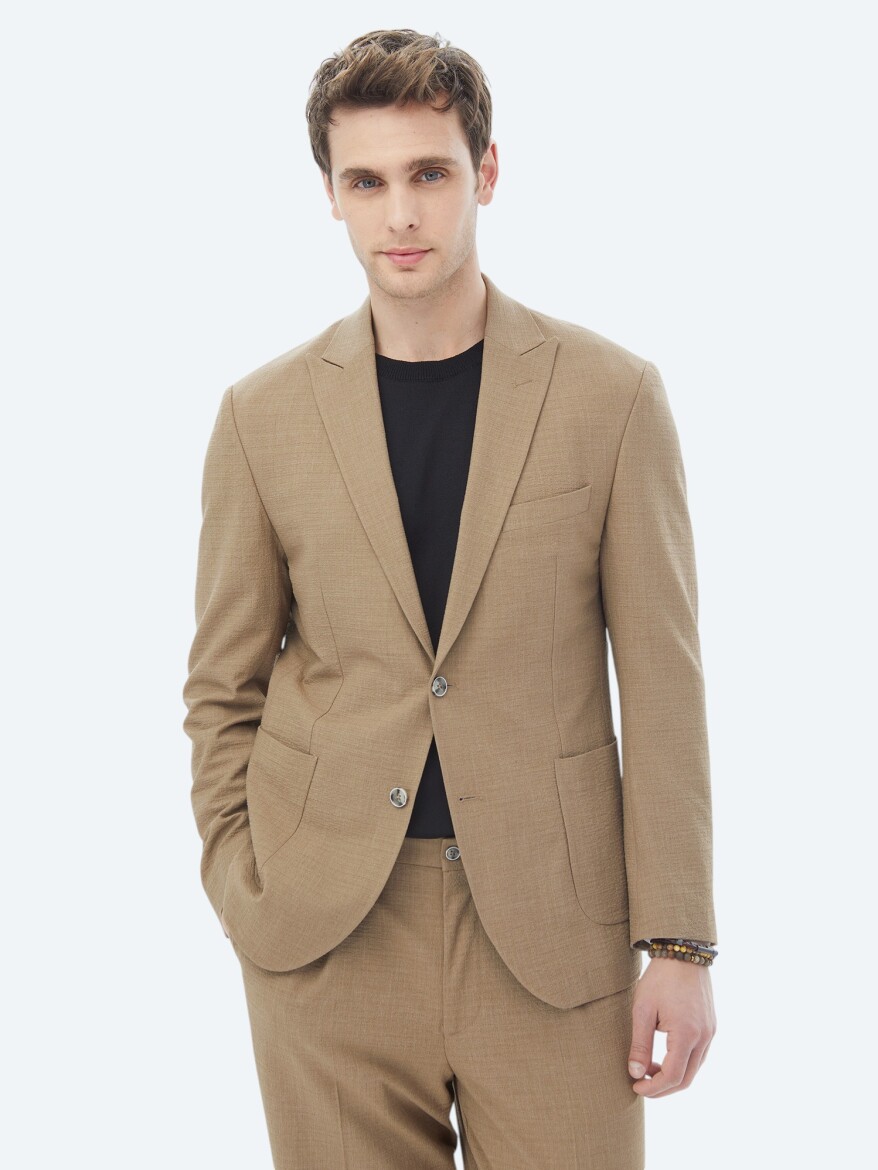 Mink Micro Modern Fit Suit - 2
