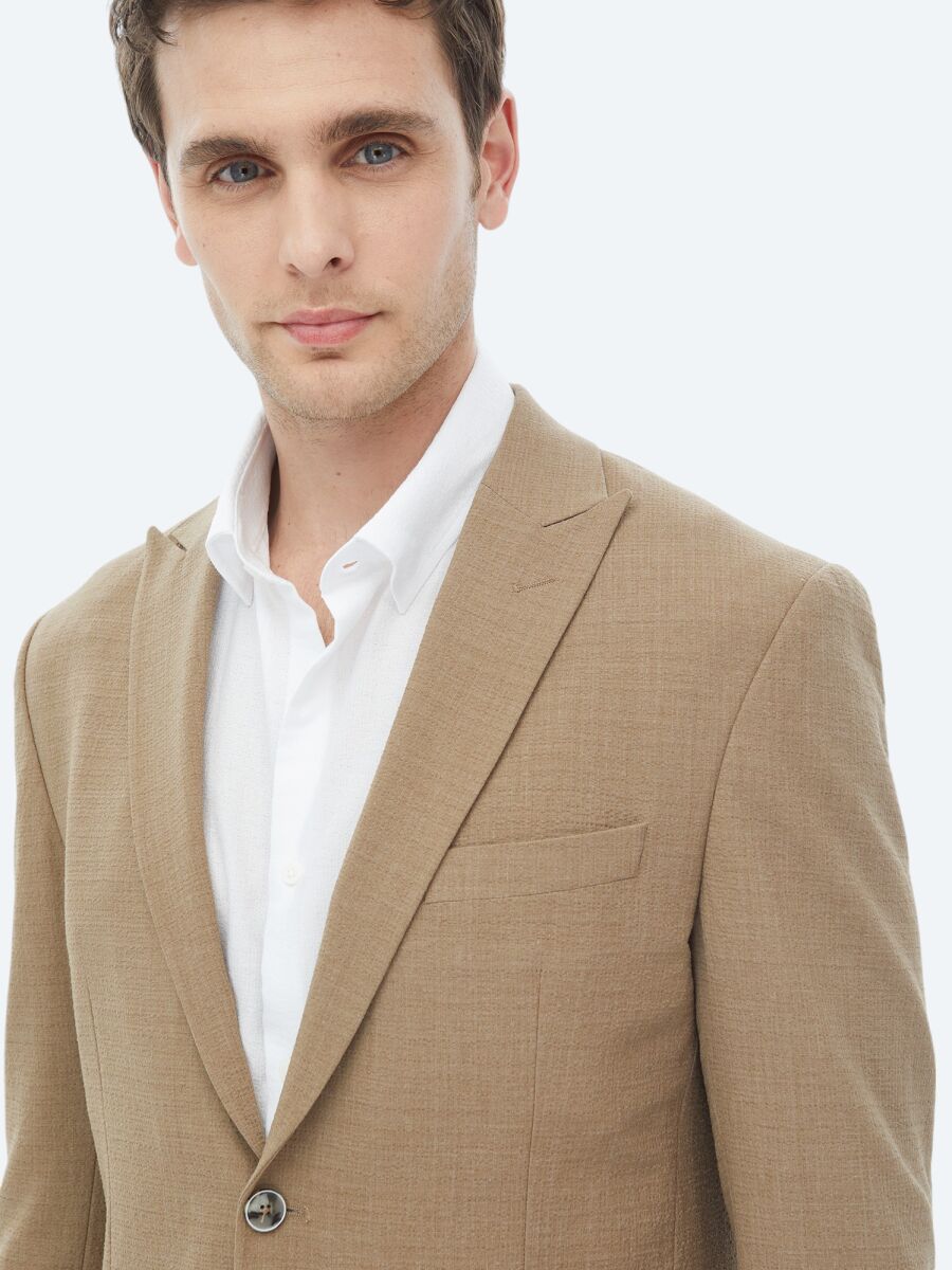 Mink Micro Modern Fit Suit - 7