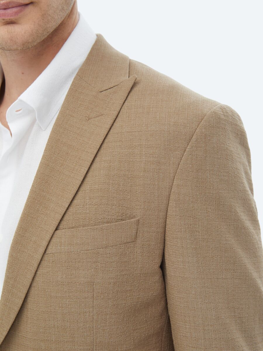 Mink Micro Modern Fit Suit - 8