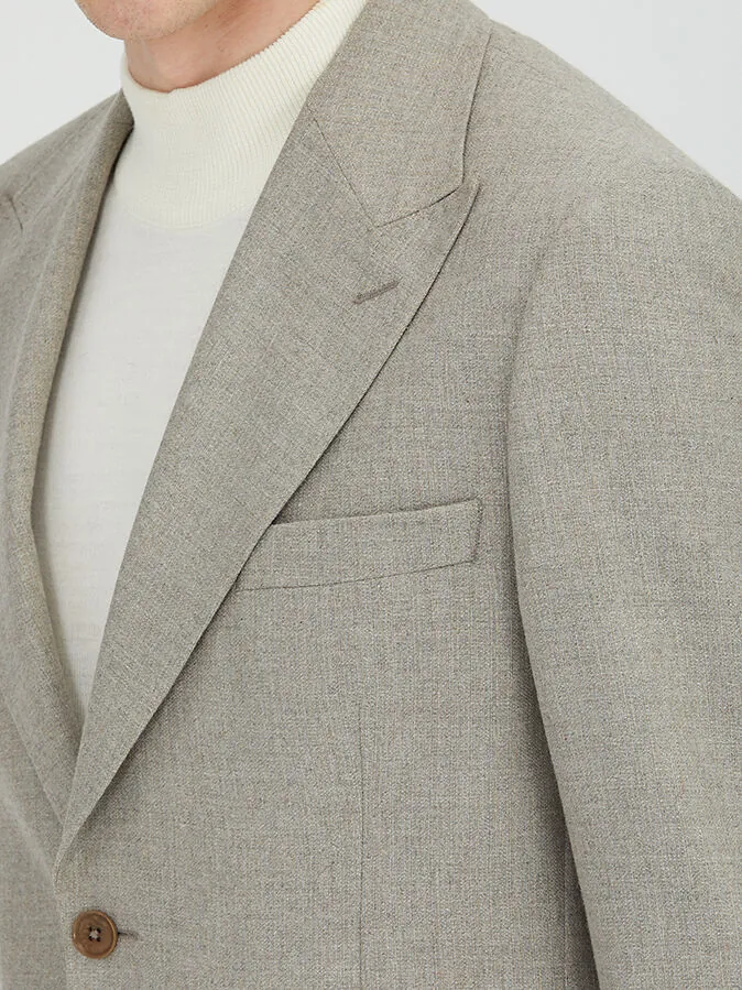 Mink Micro Modern Fit Wool Blended Suit - 4