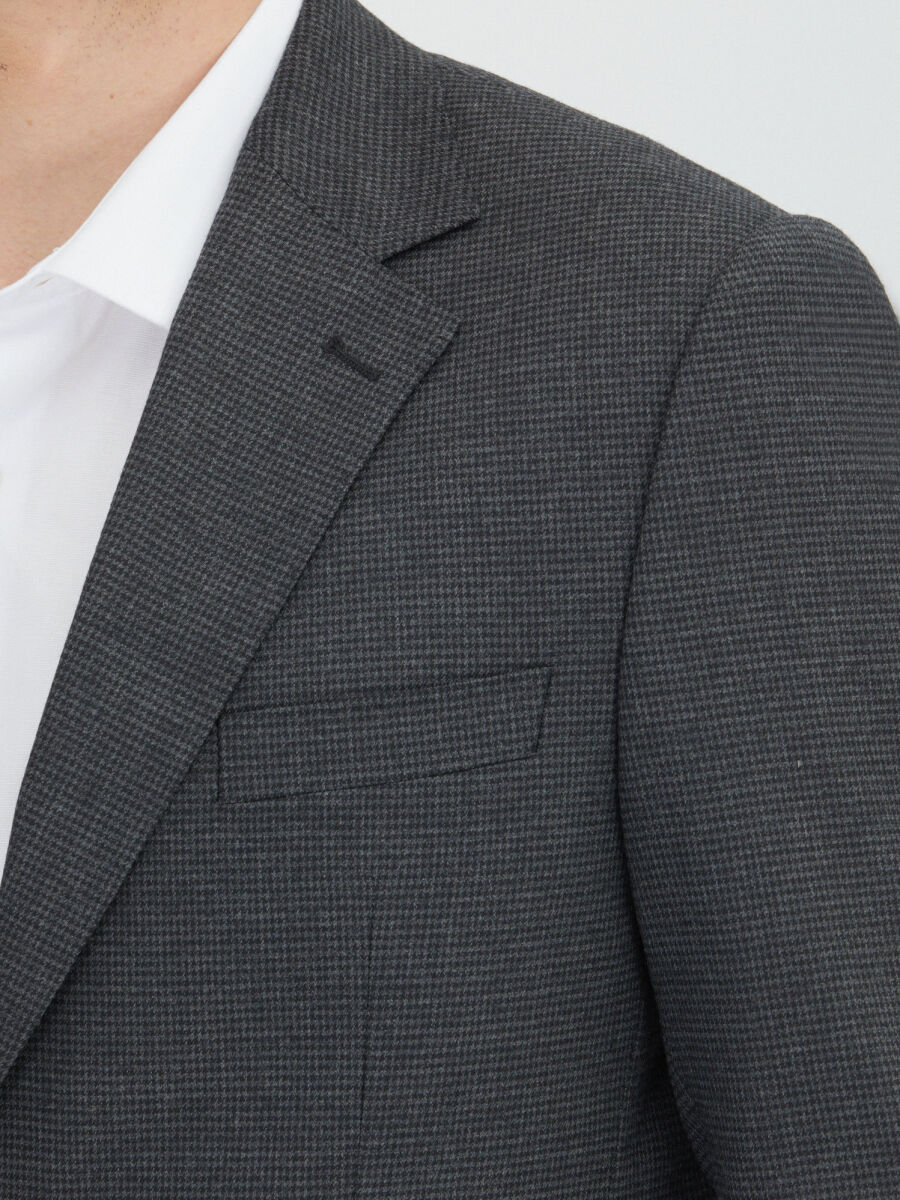 Mink Modern Fit Wool Blended Suit - 3