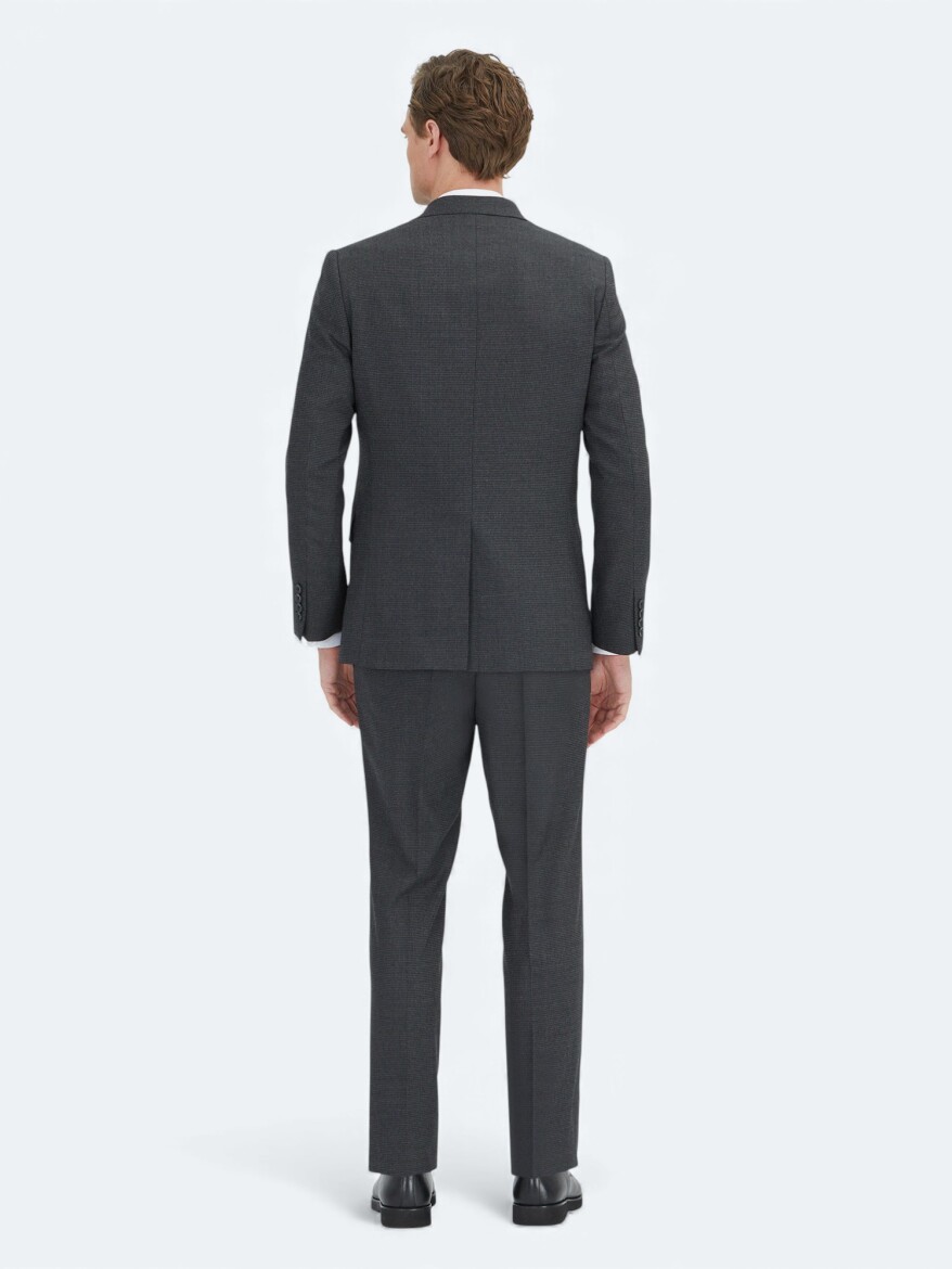 Mink Modern Fit Wool Blended Suit - 4