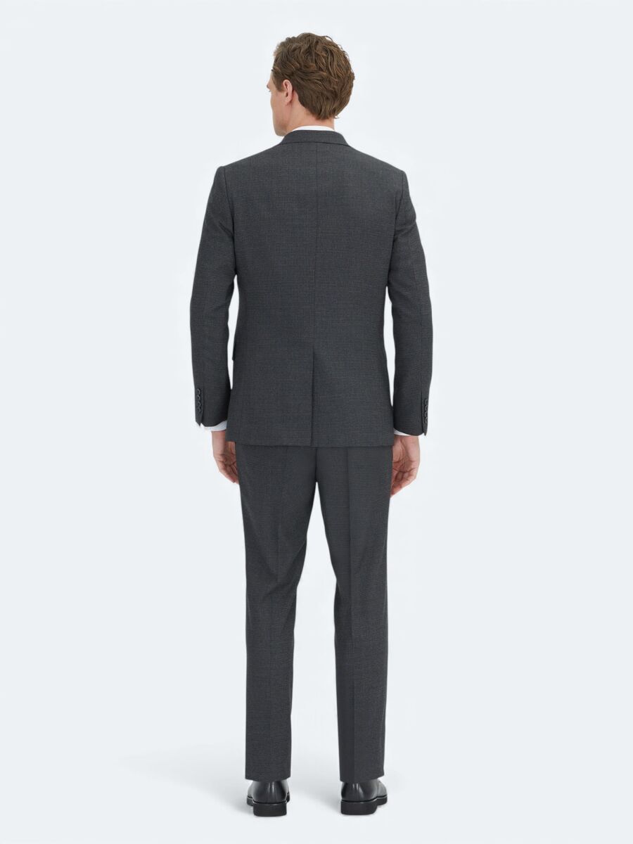 Mink Modern Fit Wool Blended Suit - 4