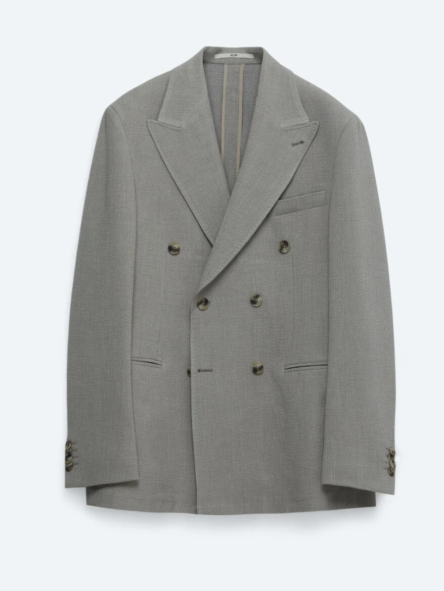 Mink Patterned Comfort Fit Jacket - 7