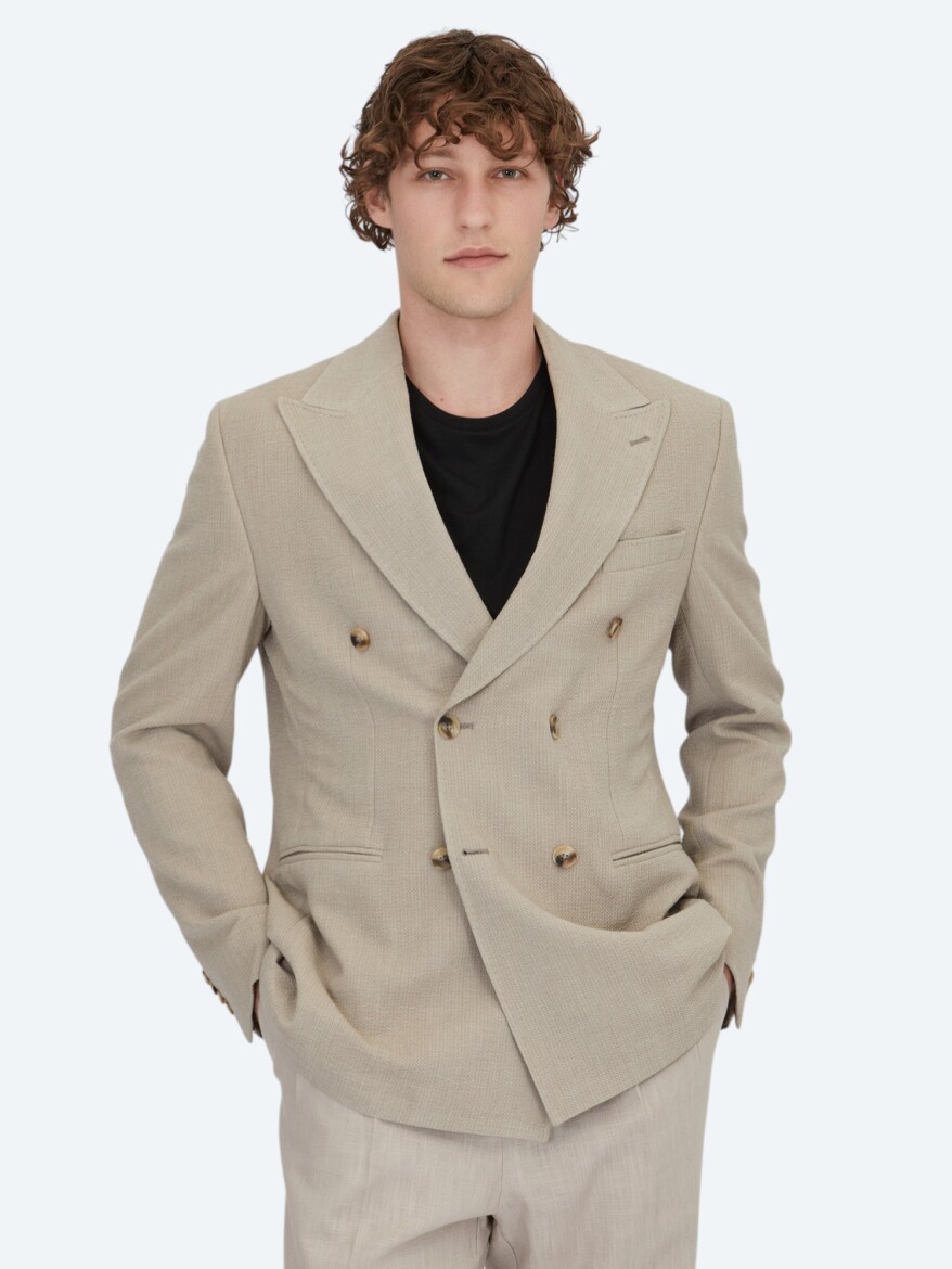 Mink Patterned Comfort Fit Jacket - KİP