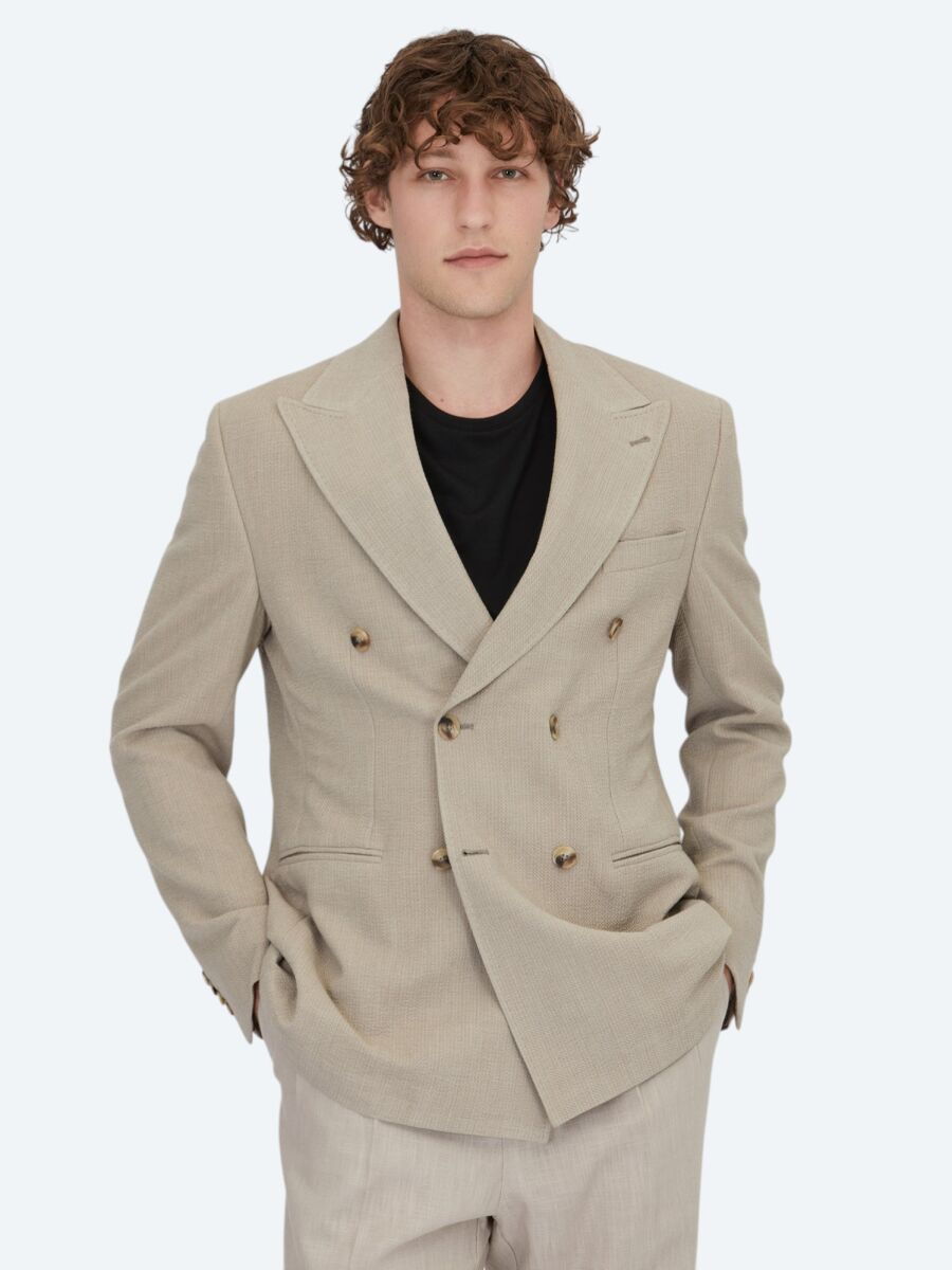 Mink Patterned Comfort Fit Jacket - 1