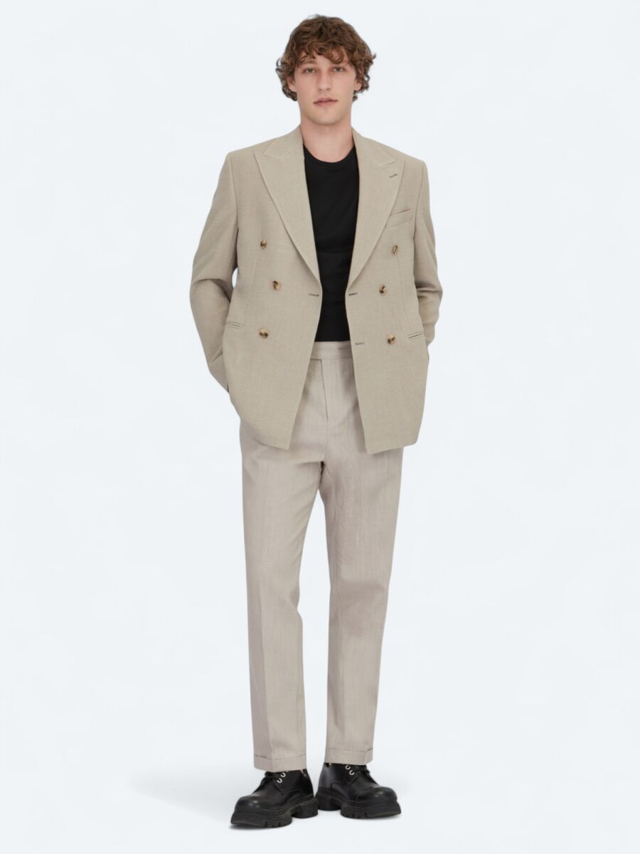 Mink Patterned Comfort Fit Jacket - 2