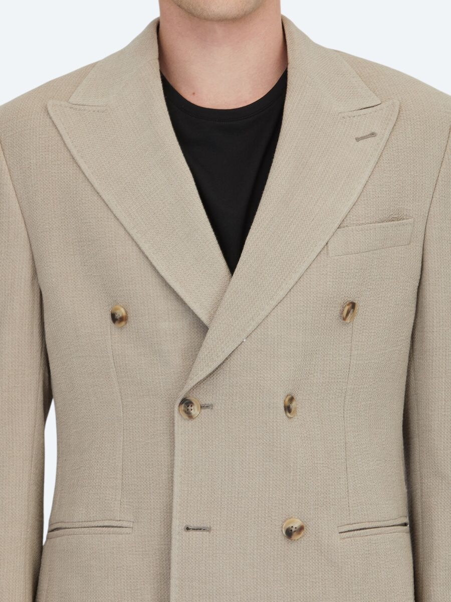 Mink Patterned Comfort Fit Jacket - 5