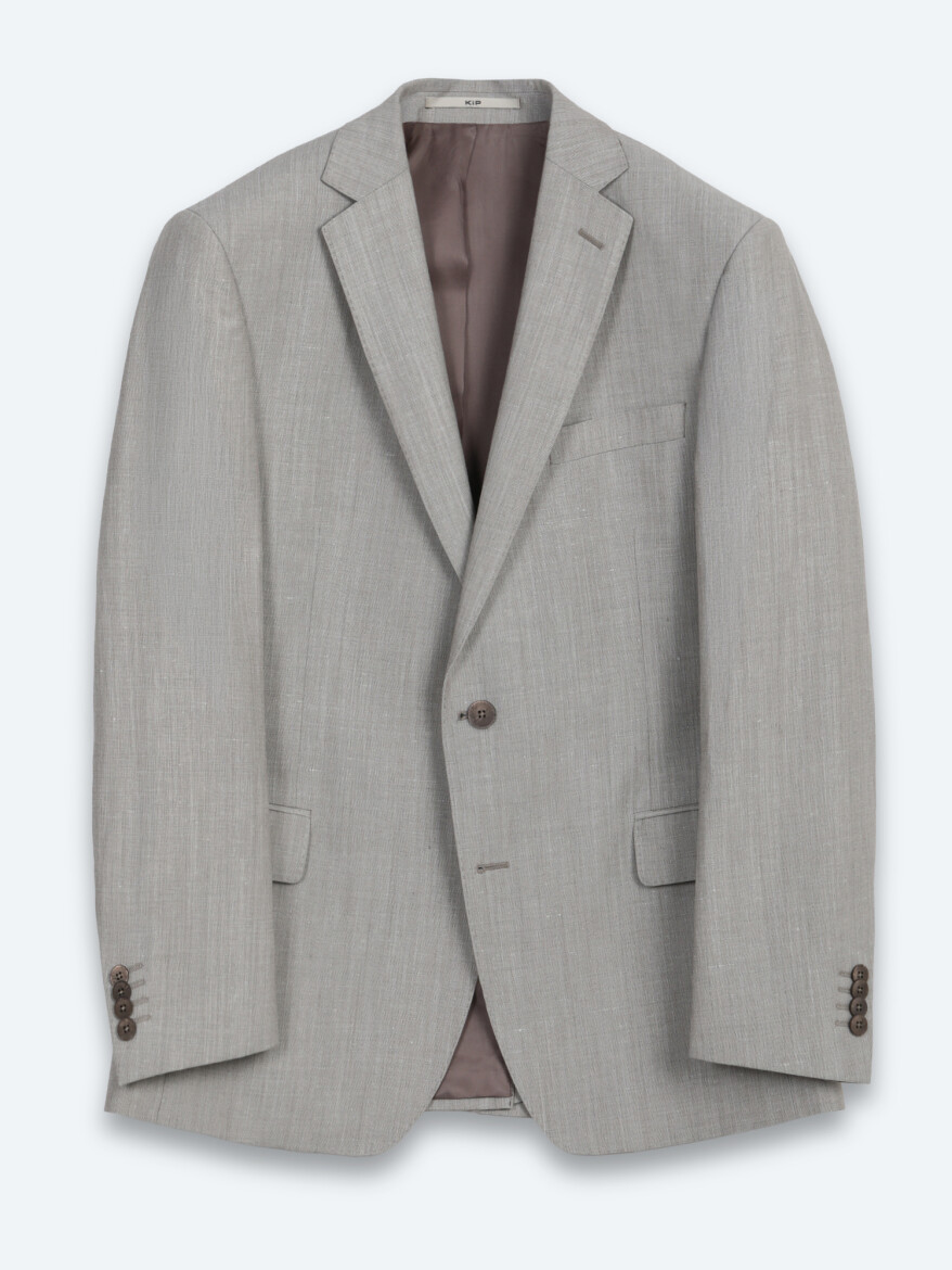 Mink Patterned Regular Fit Wool Blended Suit - 7