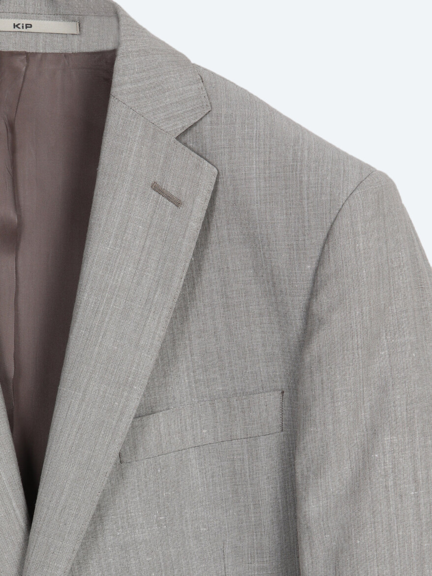 Mink Patterned Regular Fit Wool Blended Suit - 9