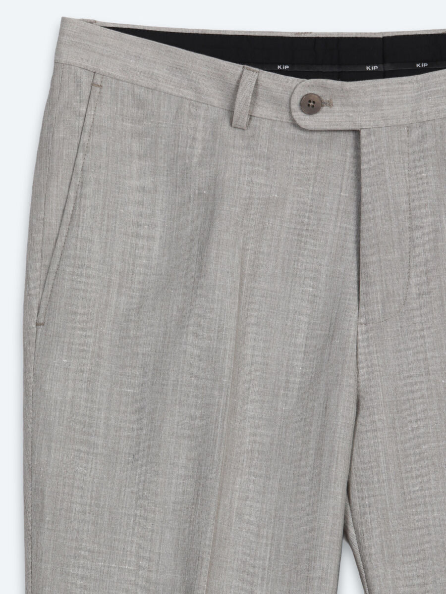 Mink Patterned Regular Fit Wool Blended Suit - 11