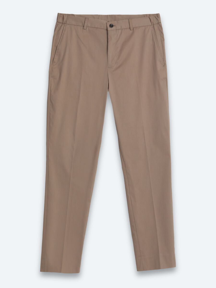 Mink Plain Comfort Fit Cotton Blended Suit - 7