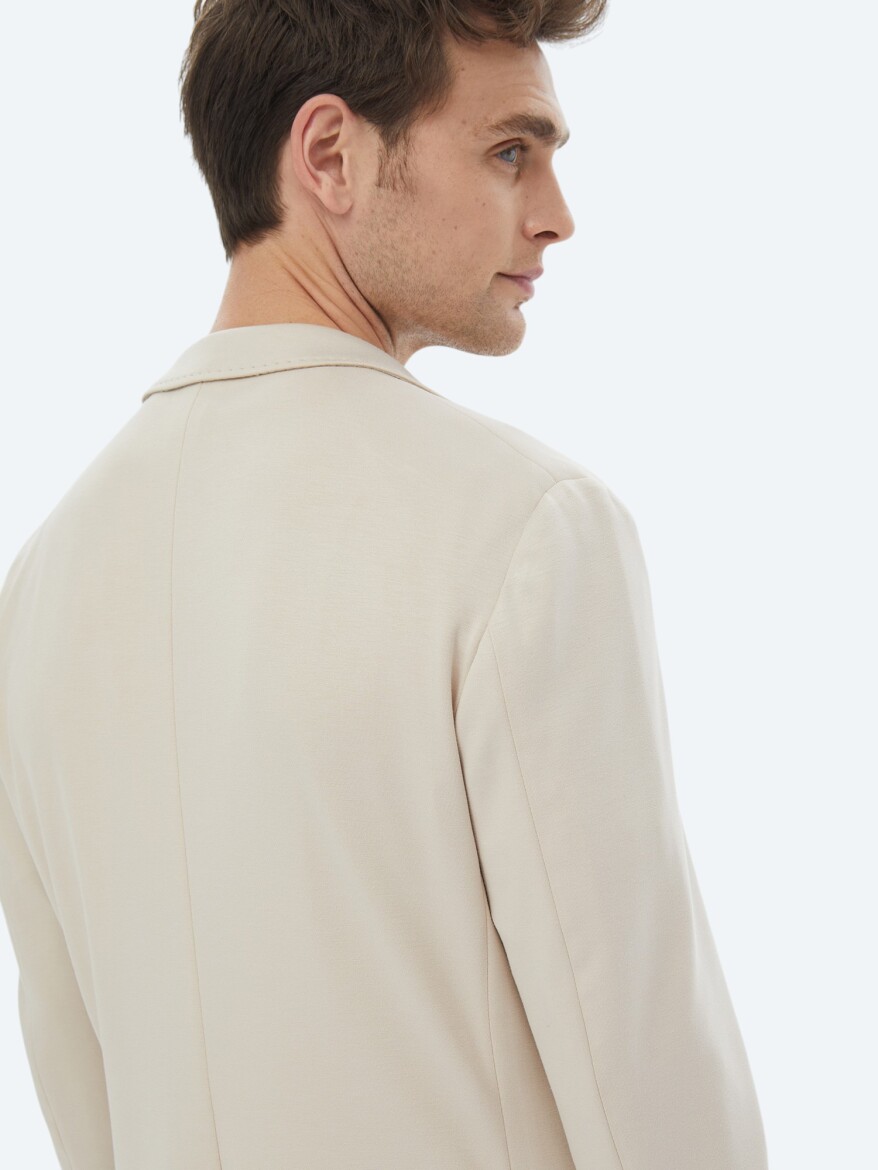 Mink Plain Modern Fit Suit - 8