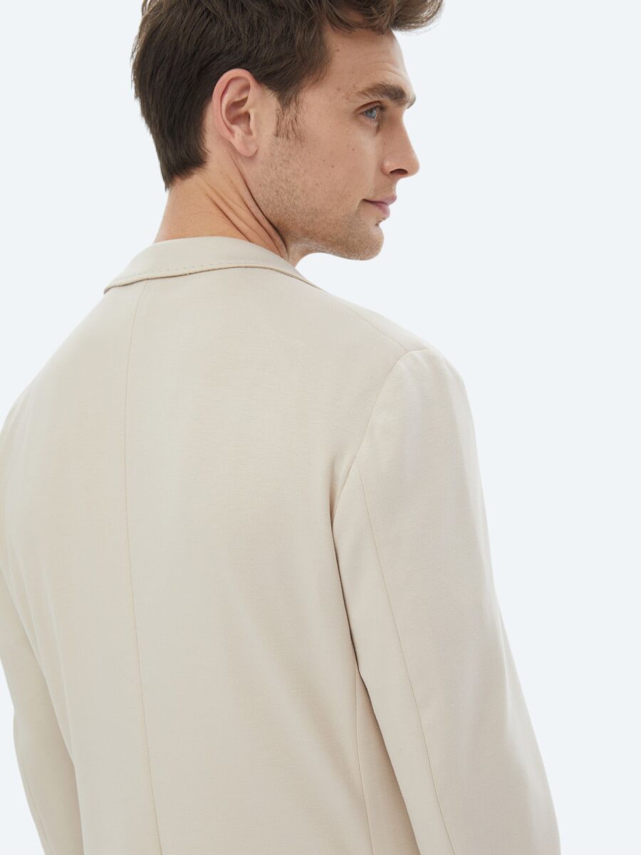 Mink Plain Modern Fit Suit - 8