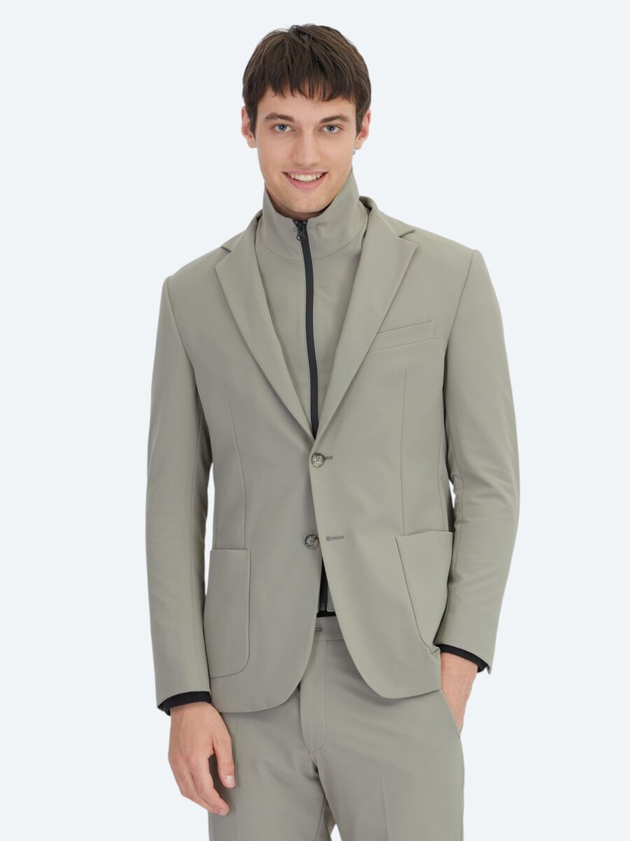 Mink Plain Suit - 1