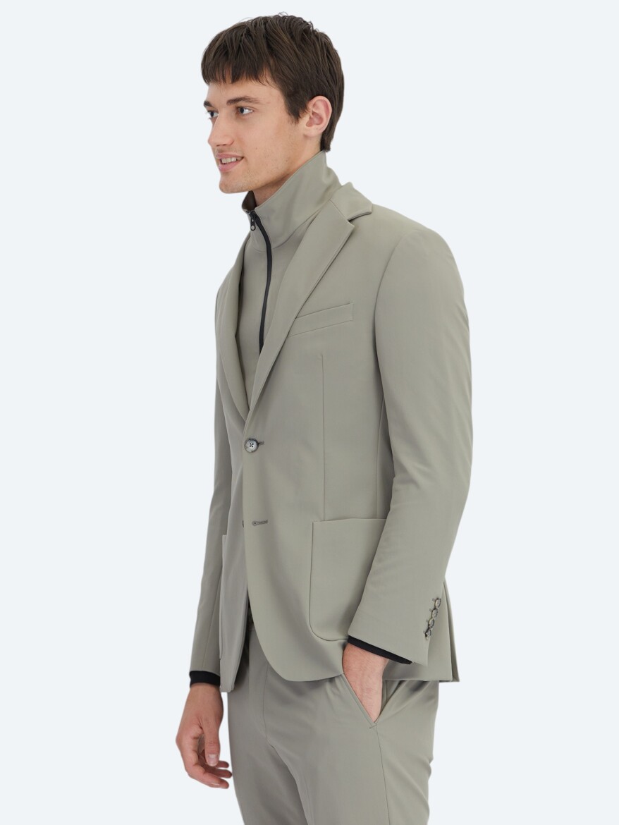 Mink Plain Suit - 3