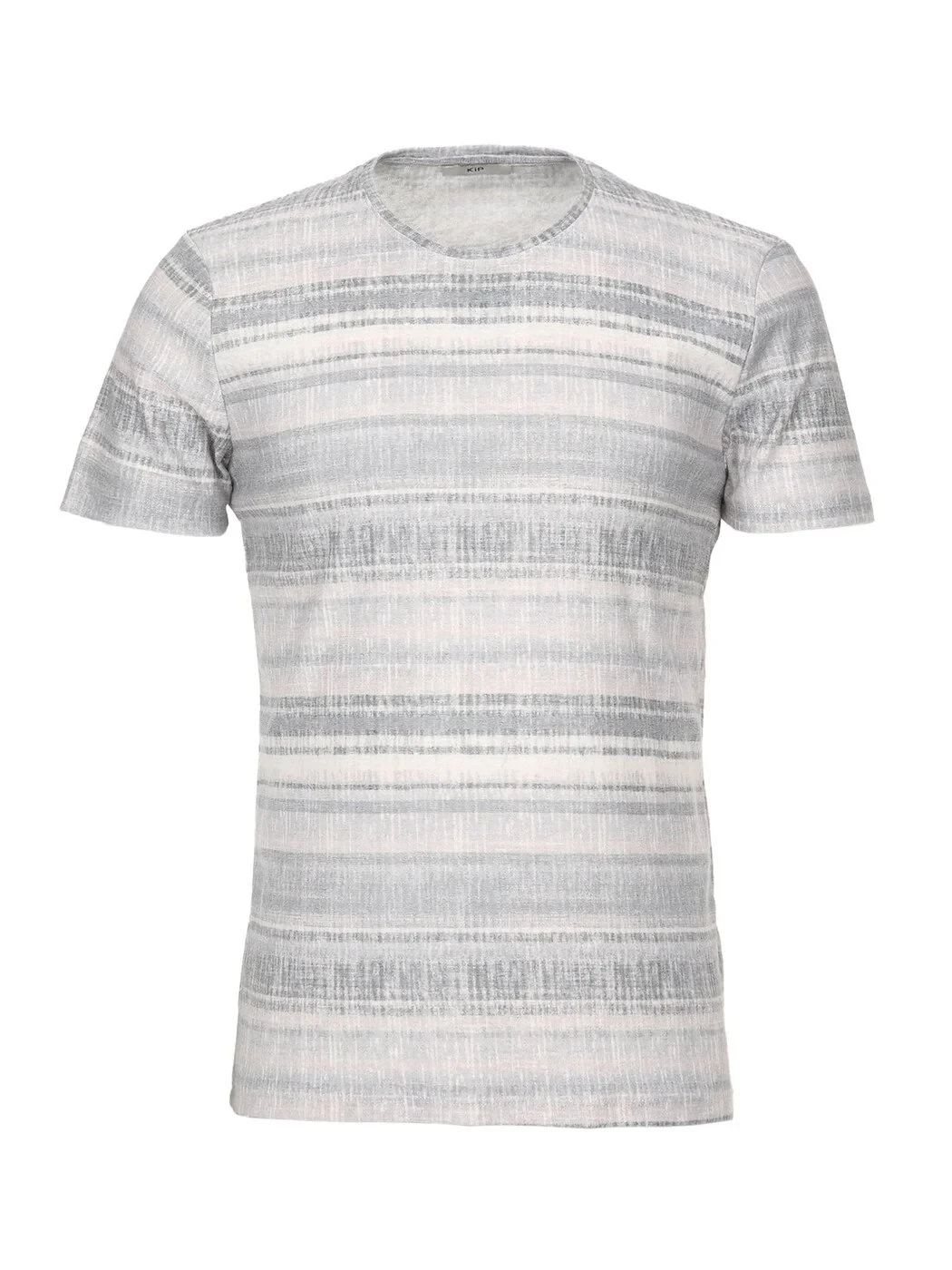 Mink Printed Crew Neck Cotton Blended T-Shirt - 6