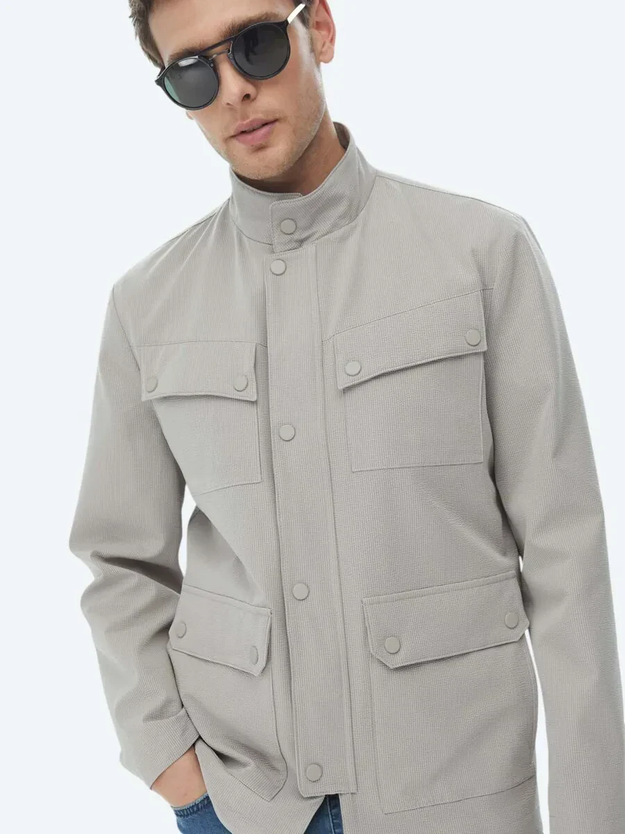 Mink Regular Fit Blazer - 11