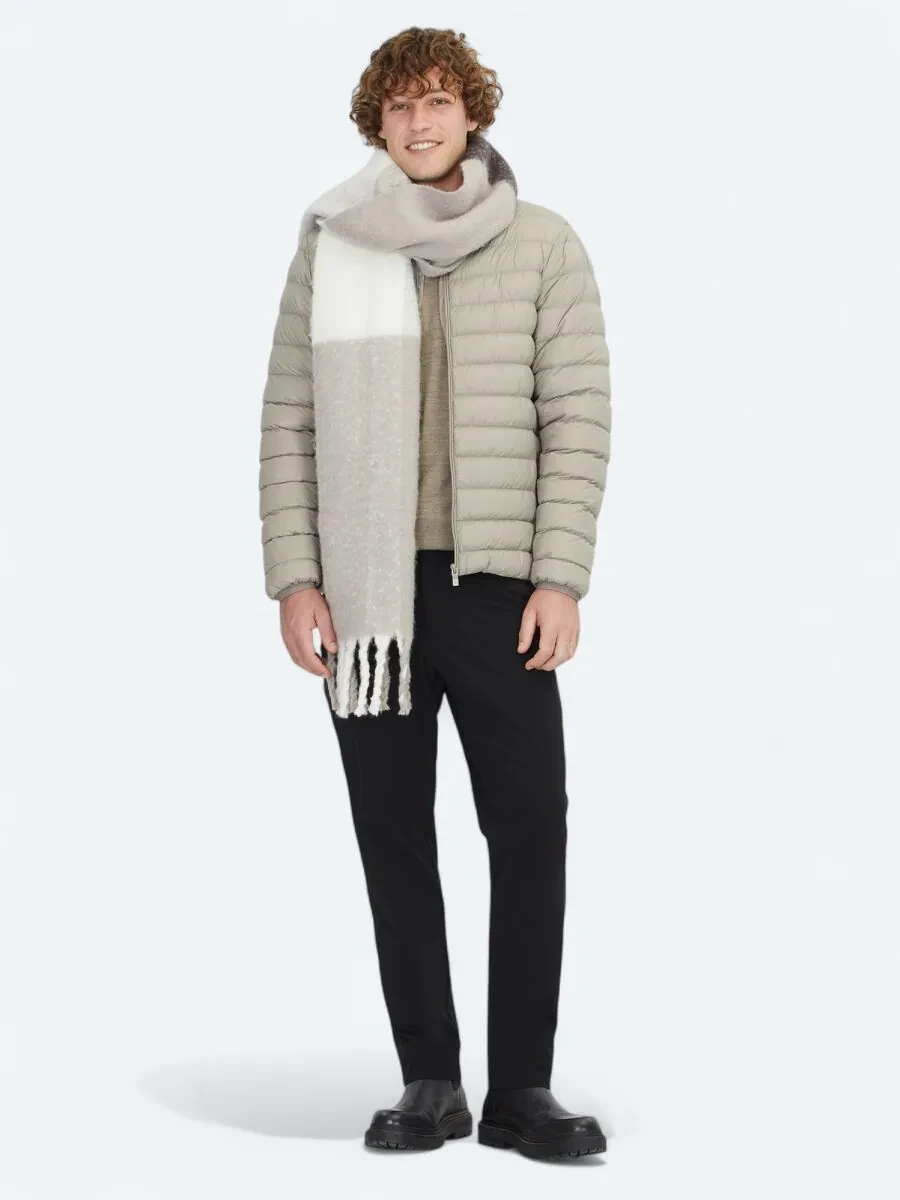 Mink Regular Fit Turtleneck Casual Weaving Coat - 3