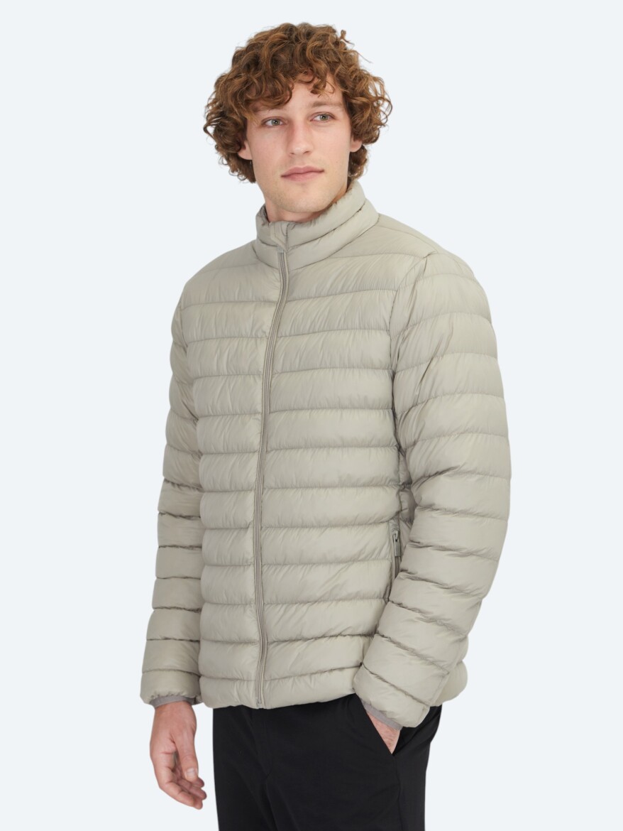 Mink Regular Fit Turtleneck Casual Weaving Coat - 4