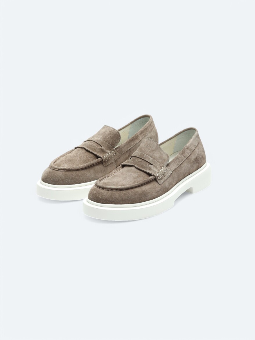Mink Suede Smart Casual Loafer - KİP