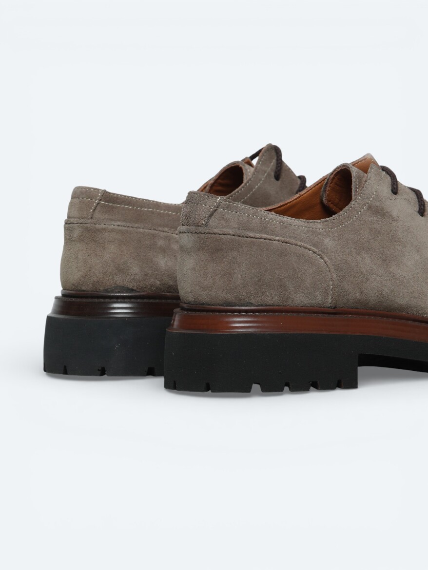 Mink Suede Smart Casual Shoes - 5