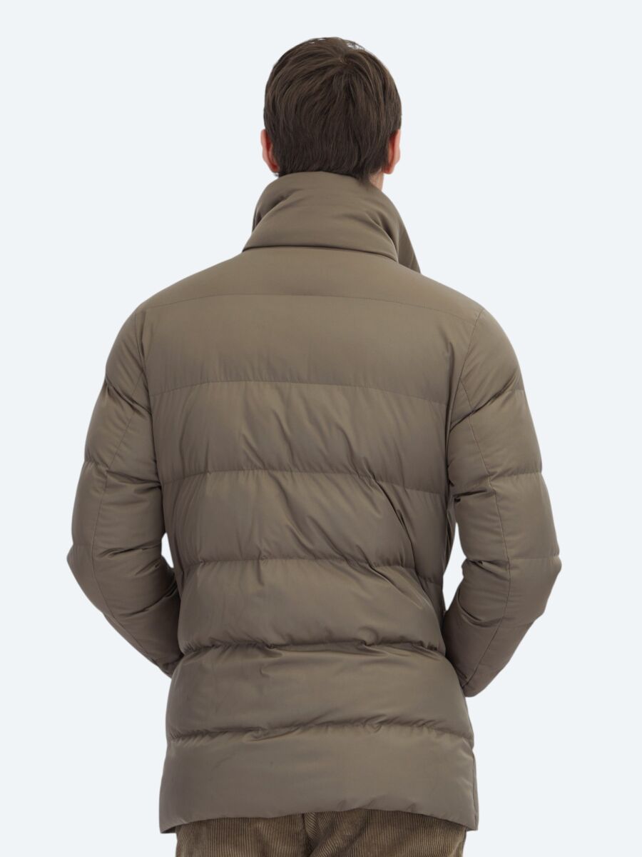 Mink Turtleneck Casual Weaving Coat - 8