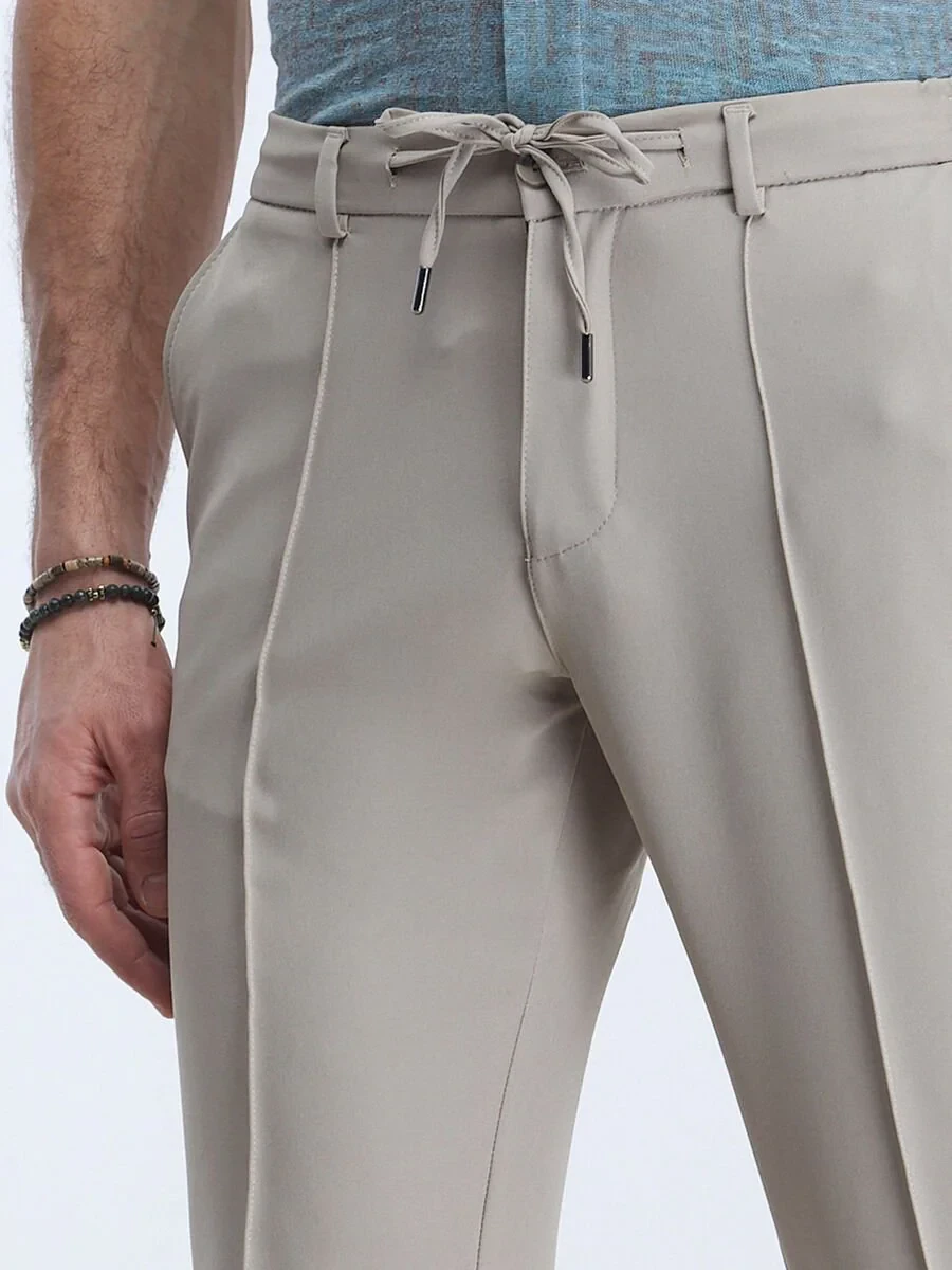 Mink Weaving Jogging Fit Casual Trousers - 3