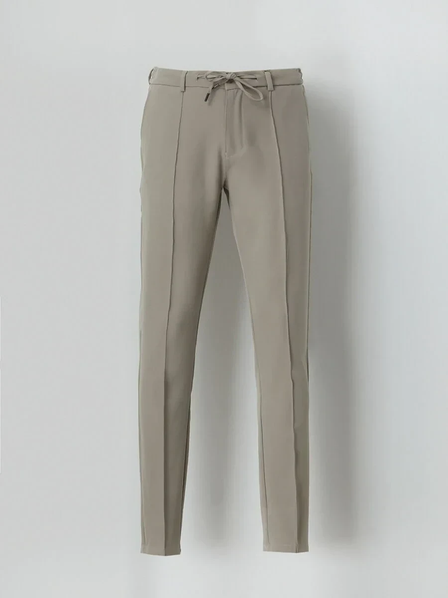 Mink Weaving Jogging Fit Casual Trousers - 5