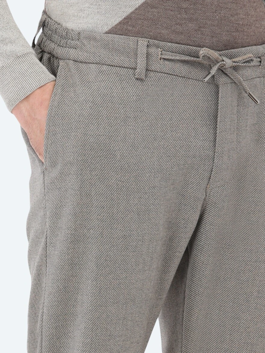 Mink Weaving Jogging Fit Casual Trousers - 3